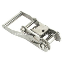 50mm X 3000kg Stainless Steel Ratchet Buckle for Cargo Control Lashing Strap